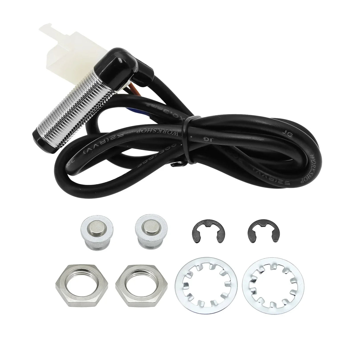 A New Universal Moto RPM Tachometer Speedometer Speed Gauge Tacho Meter Digital Odometer Instrument Sensor Set For Motorcycle