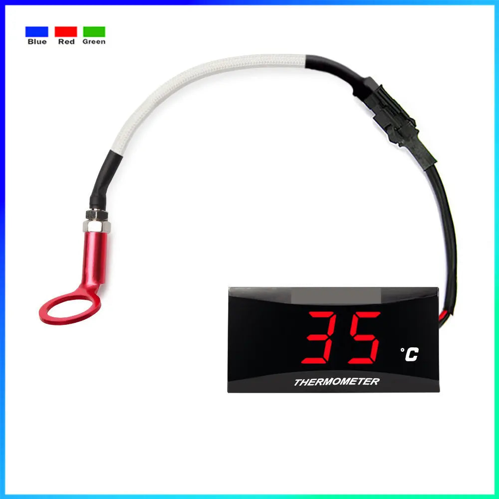 Termometro Digitale Testa Cilindro Moto – Sensore Universale con Display LED