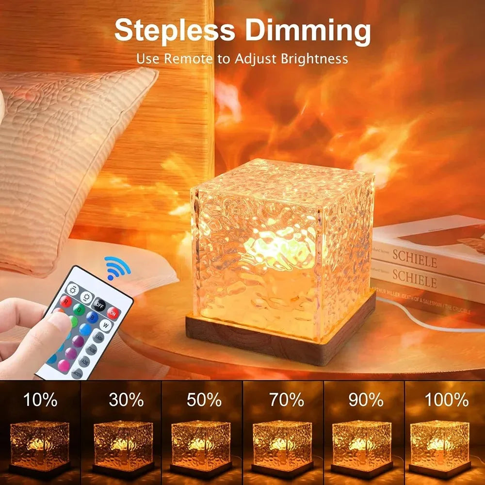 Aurora Night Light Lamp – 16 Colors LED USB Projection