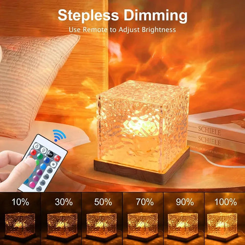 Aurora Night Light Lamp – 16 Colors LED USB Projection
