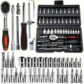 Set Chiavi a Bussola CR-V 150/46 Pezzi – Kit Professionale per Riparazione Auto