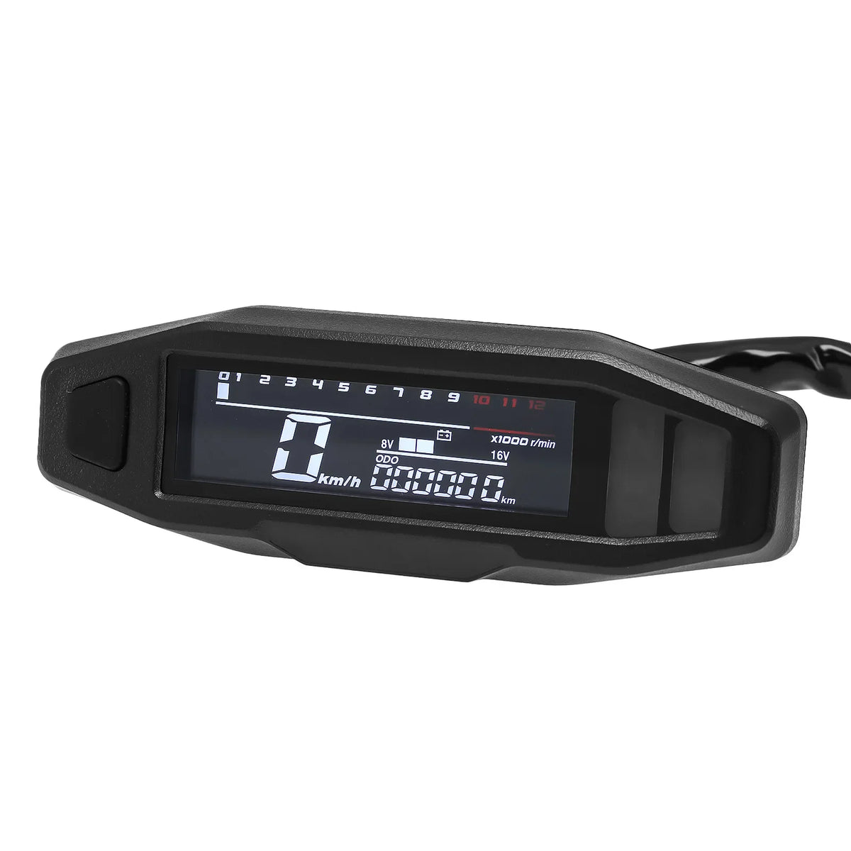 A New Universal Moto RPM Tachometer Speedometer Speed Gauge Tacho Meter Digital Odometer Instrument Sensor Set For Motorcycle